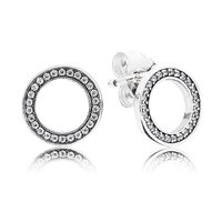 Orecchini Pandora Donna Pandora Signature in Argento 290585CZ - 290585CZ